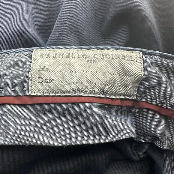 Brunello Cucinelli blue cargo pants